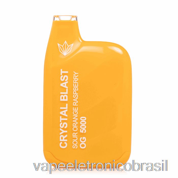 Vape Vaporesso Crystal Blast Og5000 Descartável Laranja Azeda Framboesa